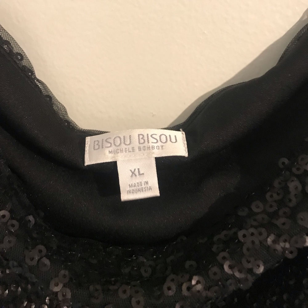 Black sparkles skirt